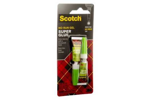 Scotch(R) Super Glue Gel AD112-SR, 0.07 oz (2 g)