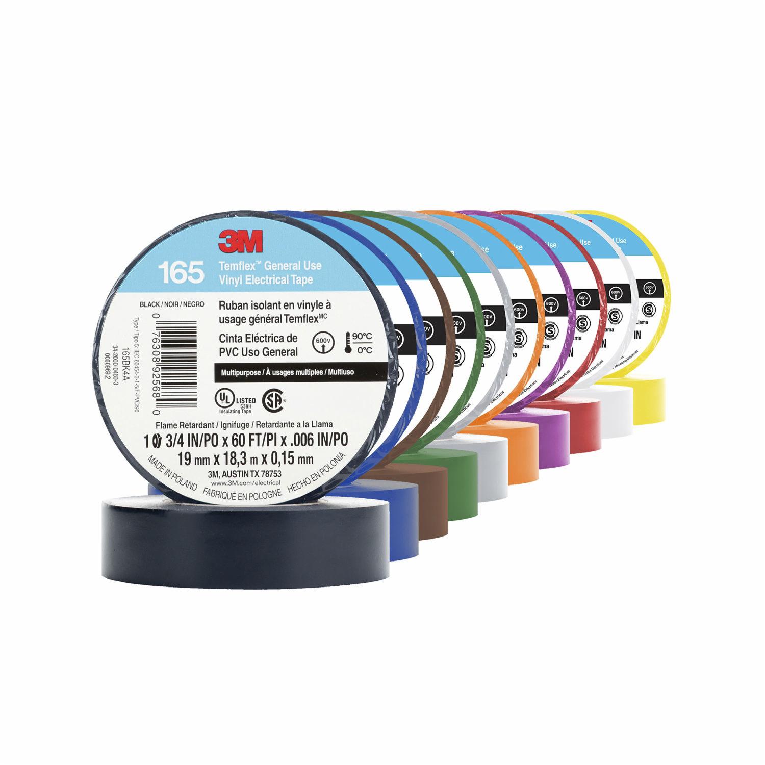3M Temflex Vinyl Electrical Tape 165
