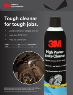3M™ High Power Brake Cleaner Flyer, PN08179