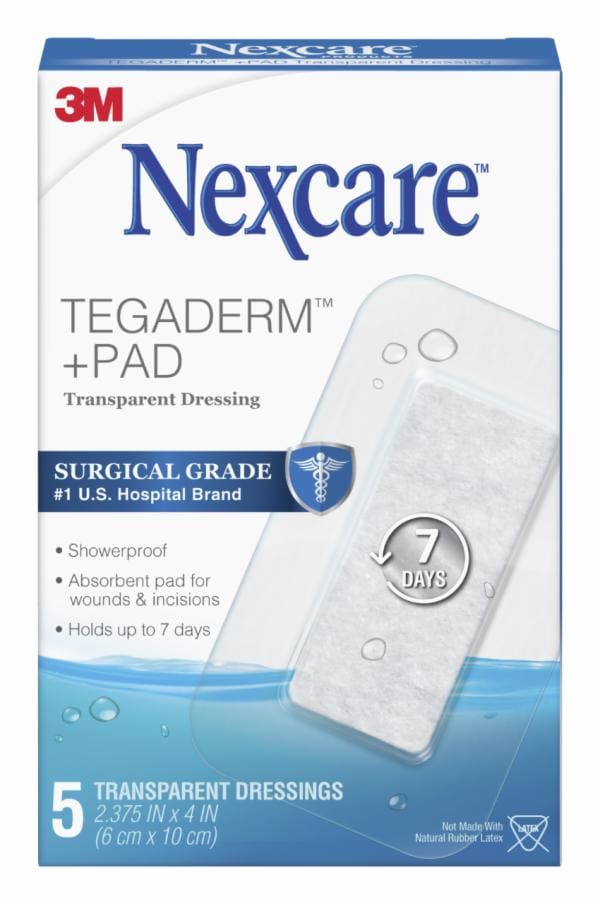 Nexcare Tegaderm + Pad Transparent Dressing H3584