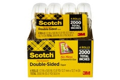 Scotch(R) Double Sided Tape 4137H-2PC-MP, 0.5 in x 500 in