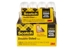 Scotch(R) Double Sided Tape 4137H-2PC-MP, 0.5 in x 500 in