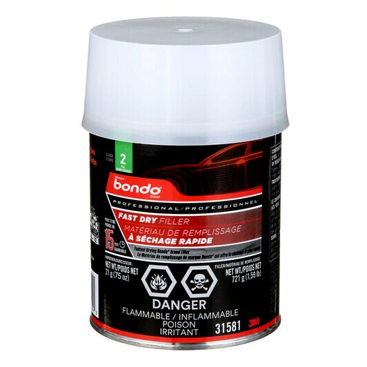 Bondo Body Filler, Original Formula For Fast, Easy Repair Restoration