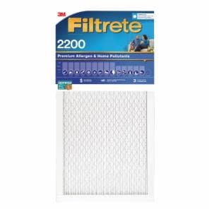 Filtrete Premium Allergen & Home Pollutants Air Filter 2200 MPR EA22-4, 20 in x 30 in x 1 in (50.8 cm x 76.2 cm x 2.5 cm) image Filtrete Premium Allergen & Home Pollutants Air Filter 2200 MPR EA22-4, 20 in x 30 in x 1 in (50.8 cm x 76.2 cm x 2.5 cm)image