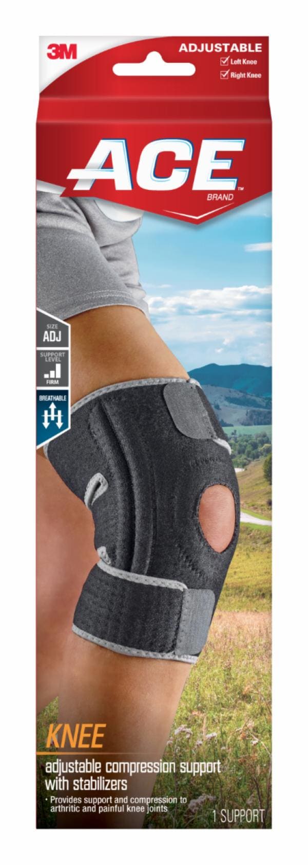 ACE Knee Support with Stabilizers 200290