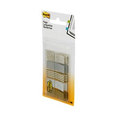 Post-it(R) Gold Flags, 0.47 in x 1.7 in, 100/On-the-Go Dispenser