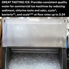 3M™ High Flow Series Ice Water Filtration System ICE160-S, 5616303, 0.2 ...