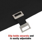 ACE Black Elastic Bandage with Clips