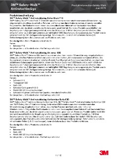 Produktinformation Safety-Walk™ Antirutschbelaege