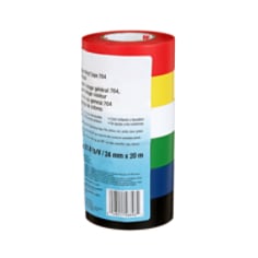 3M(TM) General Purpose Vinyl Tape 764, Color Coding Pack