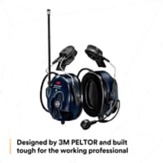 3M™ PELTOR™ WS™ LiteCom PRO III Headset - Hard Hat Attached - MT73H7P3E4D10-NA