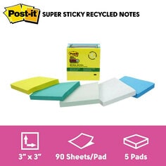 Feuillets super collants Post-it(R)