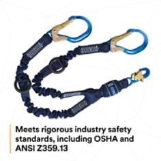 3M™ DBI-SALA® Force2™ Elastic Tie-Off Shock Absorbing Lanyard 1246032
