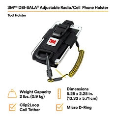 3M™ DBI SALA® Adjustable Radio Cell Phone Holster 1500089