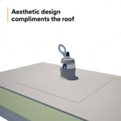 3M™ DBI-SALA® Roof Top Anchor - For Standard Membrane Roofs 2100139