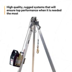 3M™ DBI-SALA® Confined Space Aluminum Tripod with Salalift™ II Winch 8300030