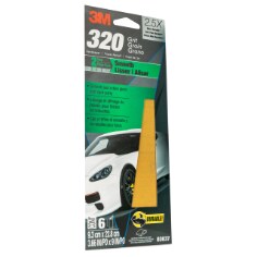 3M™ Sandpaper 03037, 3-2/3 in x 9 in, 320 Grit 20 Pack/Case