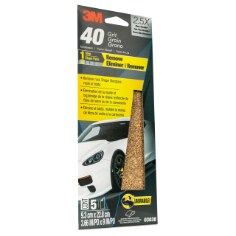 3M™ Sandpaper 03038, 3-2/3 in x 9 in, 40 Grit, 20 Pack/Case