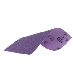 3M™ Performance Sandpaper 03076, 3-2/3 in x 9in, 80 Grit, 5/Pack, 20 Pack/Case