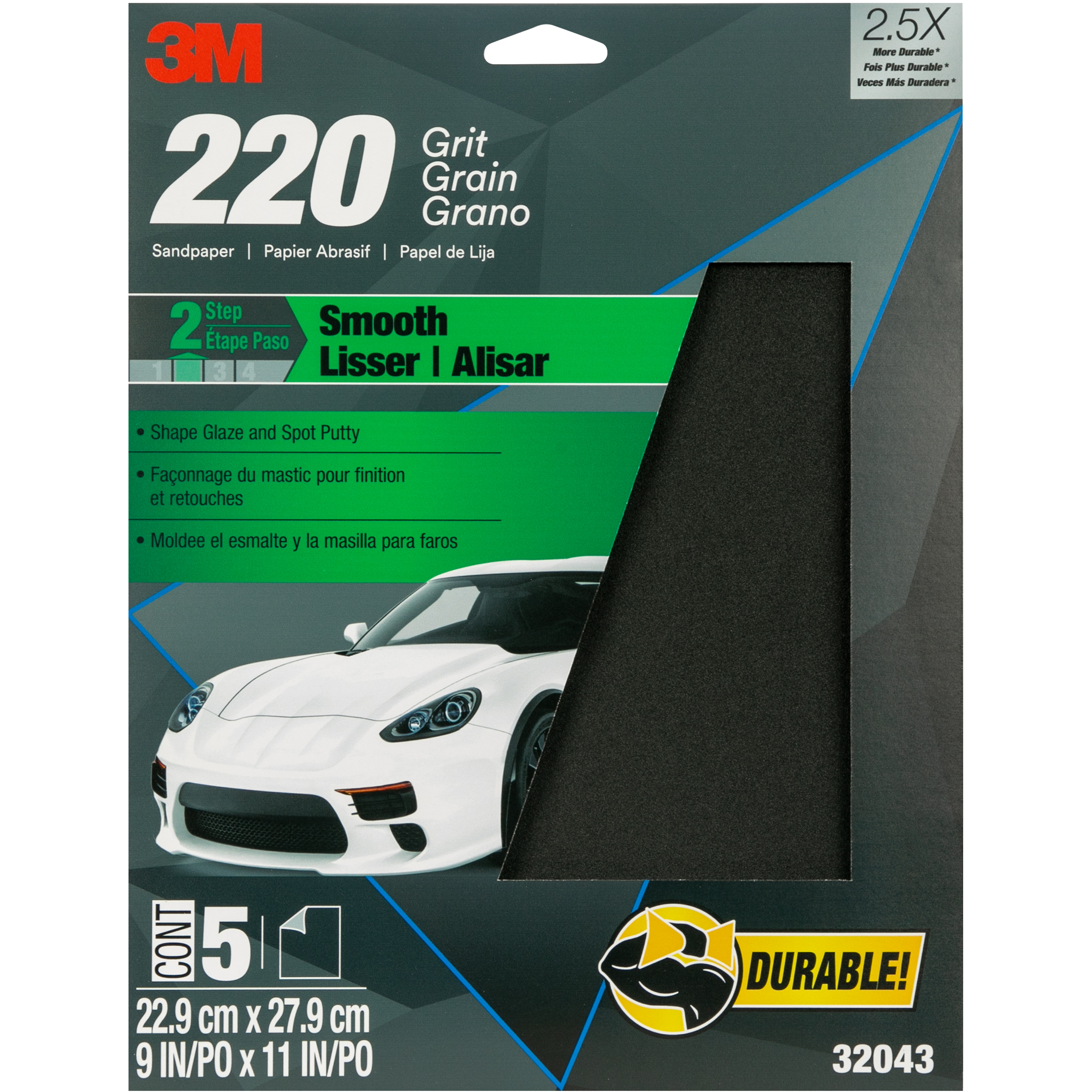 3M™ Regalite™ Floor Surfacing Discs 09299, 7 in x 5/16 in, 752I, P100 Grit, 200/case