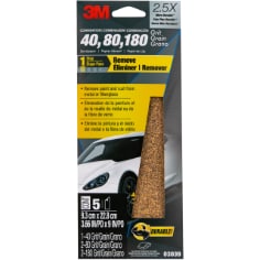 3M™ Sandpaper, 03039, 3-2/3 in x 9 in,  Assorted Grit, 20 Pack/Case