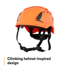 3M™ SecureFit™ Safety Helmet, X5007V-ANSI, Orange, vented - SI2