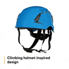 3M™ SecureFit™ Safety Helmet, X5003V-ANSI, Blue, vented - SI2