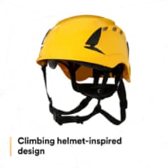 3M™ SecureFit™ Safety Helmet, X5002V-ANSI, Yellow, vented - SI2