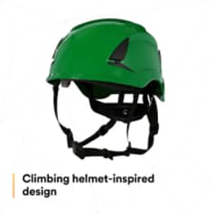 3M™ SecureFit™ Safety Helmet, X5004-ANSI, Green - SI2