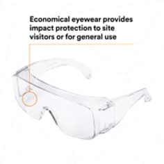 3M™ Tour-Guard™ V Protective Eyewear, TGV01-100 Clear, Bulk Pack