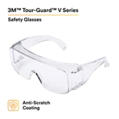 3M™ Tour-Guard™ V Protective Eyewear, TGV01-100 Clear, Bulk Pack