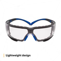 3M™ SecureFit™ Safety Glasses SF401SGAF-BLU-F, Blue/Gray, Clear