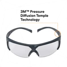3M™ SecureFit™ SF607SGAF, Grey Indoor/Outdoor Scotchgard™ Anti-fog lens