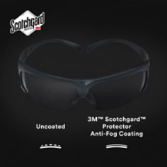 3M™ SecureFit™ Protective Eyewear SF602SGAF, Gray Scotchgard™ Anti-fog Lens