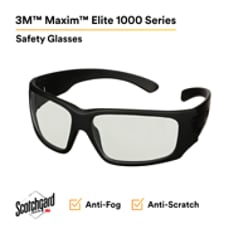 3M™ Maxim™ Elite 1000 Series, MXE1007SGAF-BLK, Black Frame