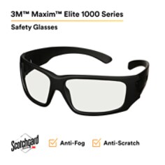 3M™ Maxim™ Elite 1000 Series, MXE1001SGAF-BLK, Black Frame