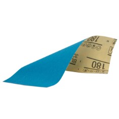 3M™ Blue Sandpaper, 31577-8, 3-2/3 X 9 in, 180 G, 8 Sheet/Pack, 20 Pack/Case