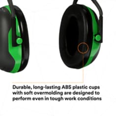 3M™ PELTOR™ X1 Earmuffs X1A/37270-AAD, Over-the-Head