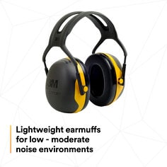 3M™ PELTOR™ X2 Earmuffs X2A/37271-AAD, Over-the-Head