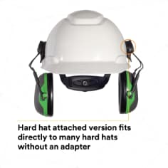 3M™ PELTOR™ X1 Earmuffs X1P3E/37275-AAD, Hard Hat Attached