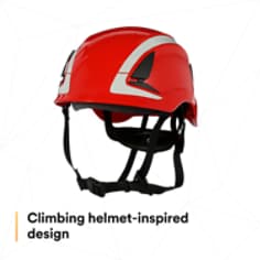 3M™ SecureFit™ Safety Helmet, X5005X-ANSI, Red - SI2