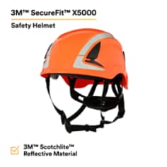 3M™ SecureFit™ Safety Helmet, X5007X-ANSI, Orange - EPI
