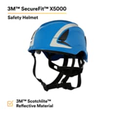 3M™ SecureFit™ Safety Helmet, X5003X-ANSI, Blue - EPI