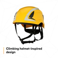 3M™ SecureFit™ Safety Helmet, X5002X-ANSI, Yellow - SI2