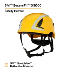 3M™ SecureFit™ Safety Helmet, X5002X-ANSI, Yellow - EPI