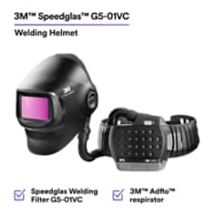 3M™ Speedglas™ Heavy Duty Welding Helmet G5-01 with welding filter G5-01VC 46-1101-30iVC