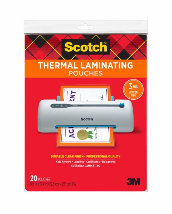Scotch Thermal Pouches TP3854-20