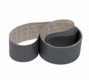 3M™ Microfinishing Film Belt 472L, 60 Mic 5MIL, Type E, 3 in x 72 in, Scallop Aimage