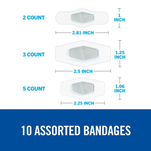  Strong Hold Pain Free Removal Bandages_Size