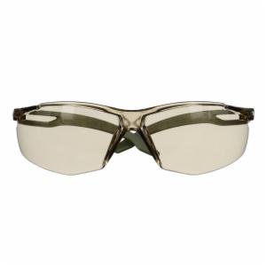 3M™ SecureFit 500 Series SF528SGAF-DGR, Olive Green, Scotchgard Anti-Fog Coating, Lt Brown AF-AS Lens, 20 ea/Caseimage